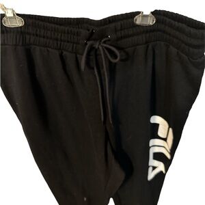 Women's Black Drawstring Jogger Pants